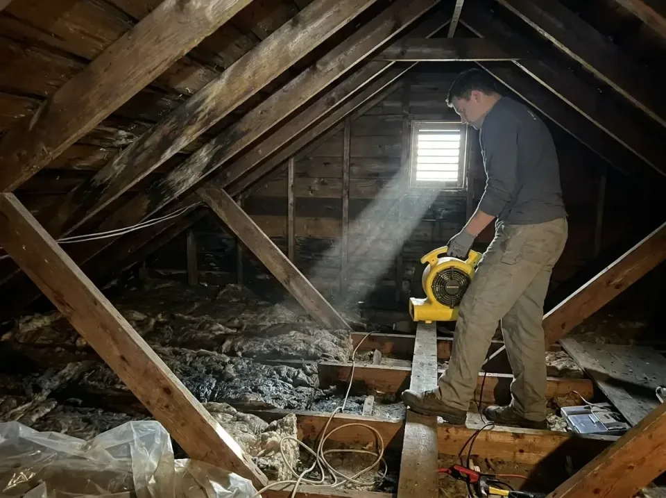 attic-water-damage-drying-proc-007 — frequently asked questions, Emergency Water Extraction & 24/7 Flood Response in Santa P…